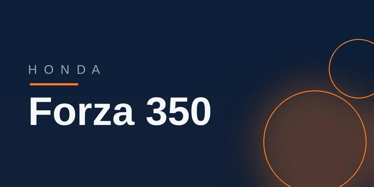 „Honda Forza 350“