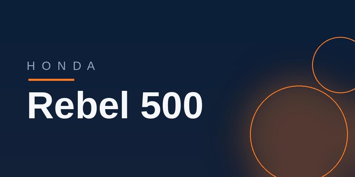 „Honda Rebel 500“