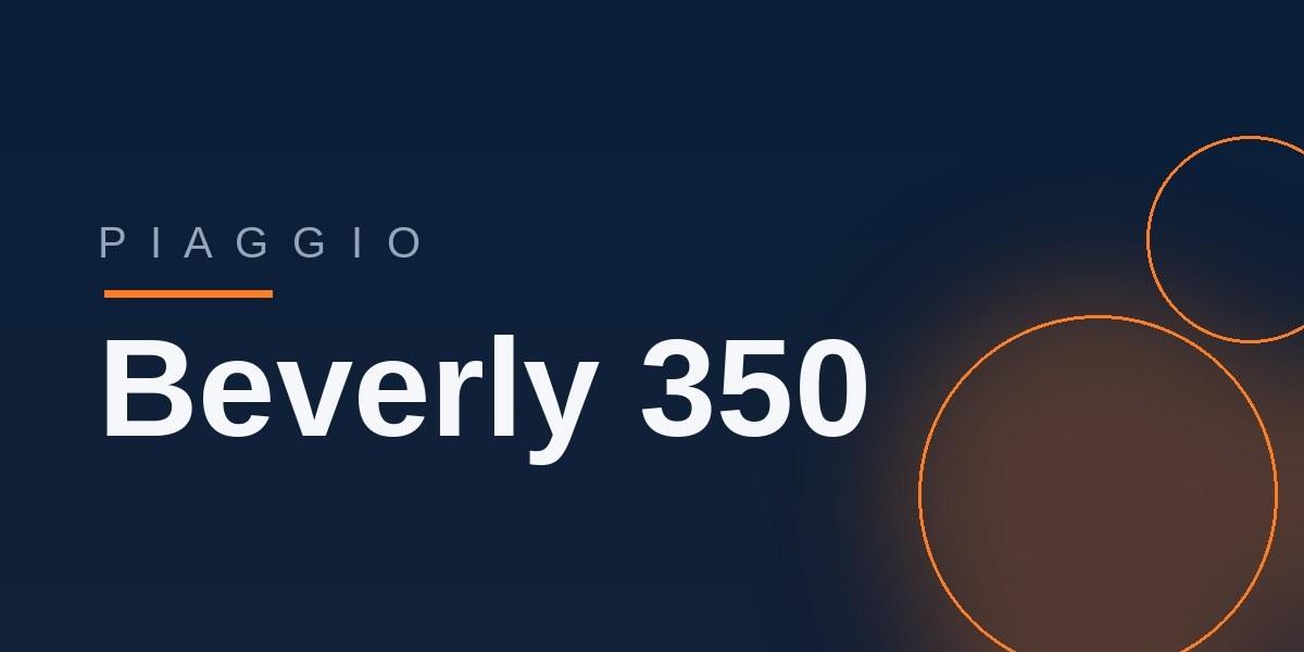 „Piaggio Beverly 350“