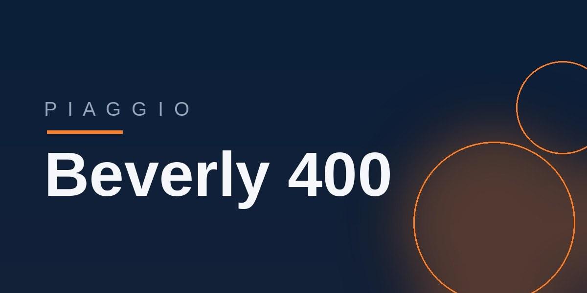 „Piaggio Beverly 400“