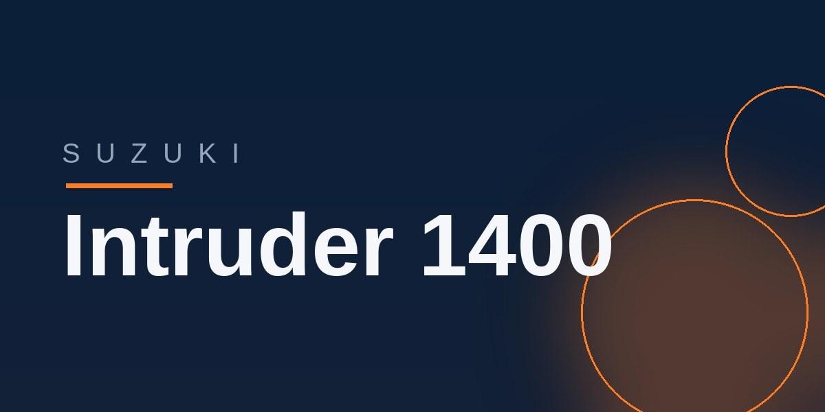 „Suzuki Intruder 1400“
