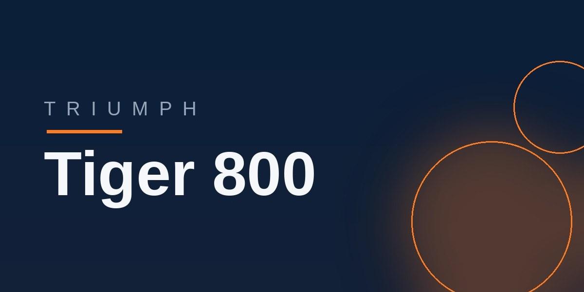 „Triumph Tiger 800“