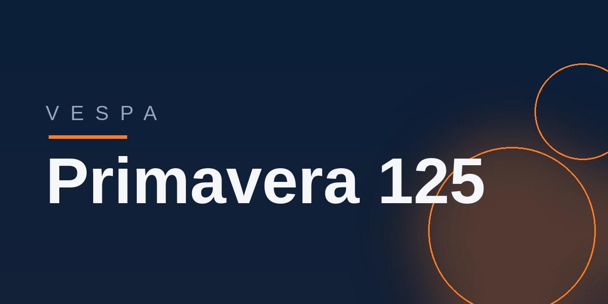 „Vespa Primavera 125“